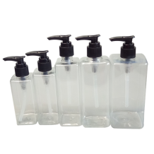 Square PET lotion bottle, 240/410 (FPET180-C, FPET200-Q, FPET300-P & FPET460-A)